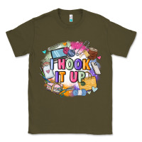 Army Green i hook it up  sewing Classic Tee - Zillion Design Studio