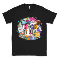 Black i hook it up  sewing Classic Tee - Zillion Design Studio