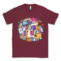 Burgundy i hook it up  sewing Classic Tee - Zillion Design Studio