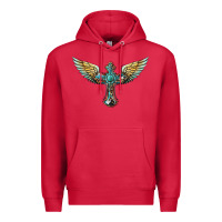 Cardinal western cross wings Premium Hoodie - BarkalooDesign