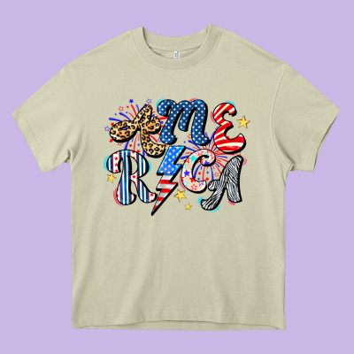America Heavy Core Tee Designed By Cowhidedigitalart