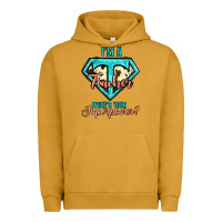 Pigment Peanut Butter i'm a teacher what's your superpower cowhide Urban Hoodie - Jasminsmagicworld