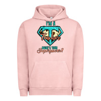 Pigment Salmon i'm a teacher what's your superpower cowhide Urban Hoodie - Jasminsmagicworld