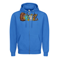 True Royal western love bull skull with gemstone and sunflowe Zipper Hoodie - texasbilliewilder