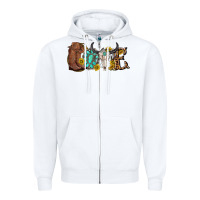 White western love bull skull with gemstone and sunflowe Zipper Hoodie - texasbilliewilder