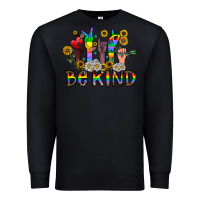 Black be kind Premium Sweatshirt - CowhideDigitalArt