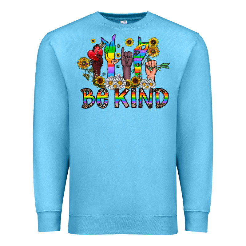 Be Kind Premium Sweatshirt by CowhideDigitalArt | Teevron
