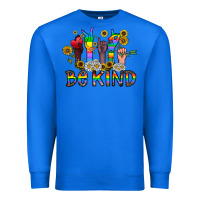 True Royal be kind Premium Sweatshirt - CowhideDigitalArt