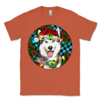 Copper Christmas Husky Classic Tee - RanaPortraitStore