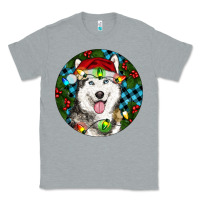 Heather Grey Christmas Husky Classic Tee - RanaPortraitStore