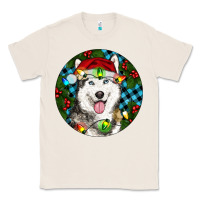 Natural Christmas Husky Classic Tee - RanaPortraitStore