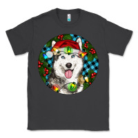 Smoke Christmas Husky Classic Tee - RanaPortraitStore