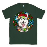 Sports Green Christmas Husky Classic Tee - RanaPortraitStore