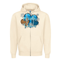 Snow Hearts Winter Season Zipper Hoodie | Teevron