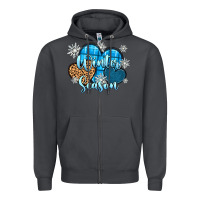 Smoke snow hearts winter season Zipper Hoodie - Zillion Design Studio