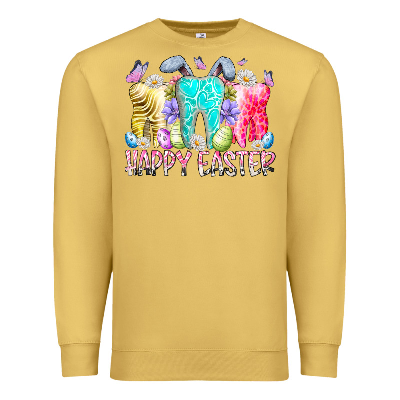 Happy Easter Tooth Premium Sweatshirt by RacoonDesign | Teevron