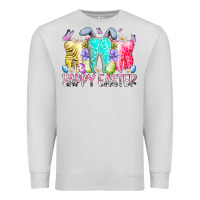 Dove Grey happy easter tooth Premium Sweatshirt - RacoonDesign