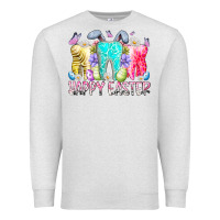Oatmeal Heather happy easter tooth Premium Sweatshirt - RacoonDesign