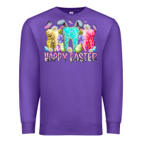 Purple happy easter tooth Premium Sweatshirt - RacoonDesign