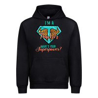 Black i'm a teacher what's your superpower leopard Urban Hoodie - Jasminsmagicworld