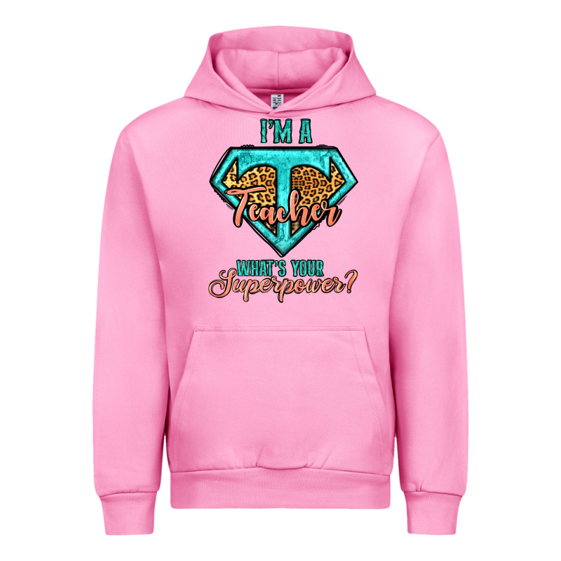 I'm A Teacher What's Your Superpower Leopard Urban Hoodie by Jasminsmagicworld | Teevron