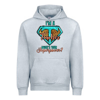 Heather Grey i'm a teacher what's your superpower leopard Urban Hoodie - Jasminsmagicworld