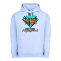 Pigment Grape Ice i'm a teacher what's your superpower leopard Urban Hoodie - Jasminsmagicworld