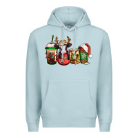 Blue Mist christmas baby calf coffee cups Premium Hoodie - Jasminsmagicworld