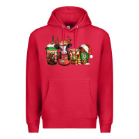 Cardinal christmas baby calf coffee cups Premium Hoodie - Jasminsmagicworld