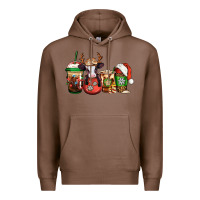 Chestnut christmas baby calf coffee cups Premium Hoodie - Jasminsmagicworld