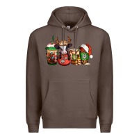 Coffee christmas baby calf coffee cups Premium Hoodie - Jasminsmagicworld
