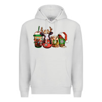 Dove Grey christmas baby calf coffee cups Premium Hoodie - Jasminsmagicworld