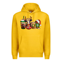 Lemon christmas baby calf coffee cups Premium Hoodie - Jasminsmagicworld