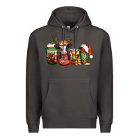 Smoke christmas baby calf coffee cups Premium Hoodie - Jasminsmagicworld