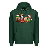 Sports Green christmas baby calf coffee cups Premium Hoodie - Jasminsmagicworld
