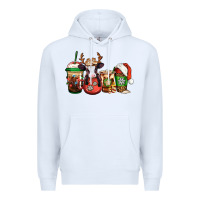 White christmas baby calf coffee cups Premium Hoodie - Jasminsmagicworld