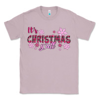 Lilac It's Christmas Y'all Season Pink Christmas Classic Tee - RanaPortraitStore