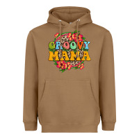 Toasted Coconut groovy mama Heavyweight Hoodie - Zillion Design Studio
