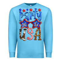 Ocean Blue part in the usa Premium Sweatshirt - HRA Design Shop