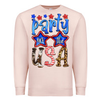 Pale Pink part in the usa Premium Sweatshirt - HRA Design Shop
