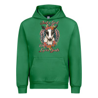 Emerald just a girl who loves goats Urban Hoodie - Jasminsmagicworld