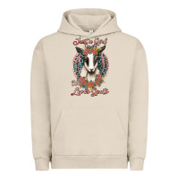 Pigment French Oak just a girl who loves goats Urban Hoodie - Jasminsmagicworld