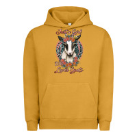 Pigment Peanut Butter just a girl who loves goats Urban Hoodie - Jasminsmagicworld