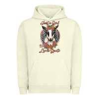Pigment Pistachio just a girl who loves goats Urban Hoodie - Jasminsmagicworld