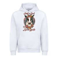 White just a girl who loves goats Urban Hoodie - Jasminsmagicworld
