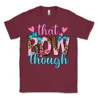 Burgundy that bow though Classic Tee - texasbilliewilder