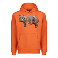 Hippopotamus Premium Hoodie | Teevron