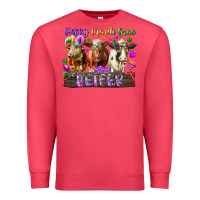 Cardinal happy mardi gras heifer Premium Sweatshirt - RacoonDesign