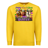 Lemon happy mardi gras heifer Premium Sweatshirt - RacoonDesign