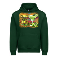 Forest Green mama cita needs a margarita Urban Hoodie - Jasminsmagicworld